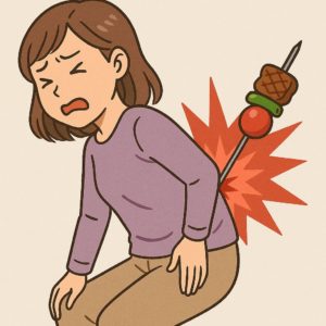 腰側の仙腸関節痛はバーベキューの串を刺された痛み